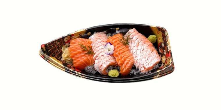 Salmon Belly Sashimi Boat